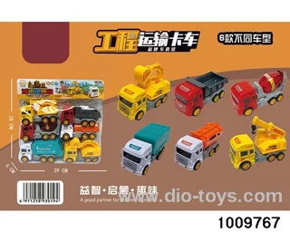 Engineering vehicle/6 pcs in poly bag header