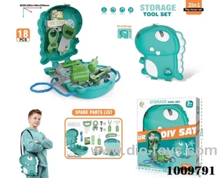 Tool backpack set in corlor box