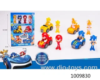free wheel car+doll