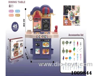 Kitchen set with light&sound 3 color mixed loading  in Hand box