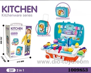 Kitchen set with light&music not include  in color box