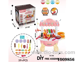 BBQ CAR SET WITH LIGHT &MUSIC NOT INCLUDE IN COLOR BOX