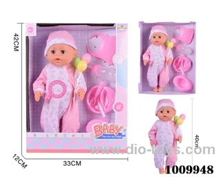 18inch water doll with Movable eyes &milk bottle etc with 6-sound ic
