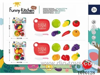 13pcs Play house toys 2 sets mixed loading in PP bag with header