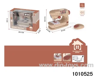 sewing machine in window box