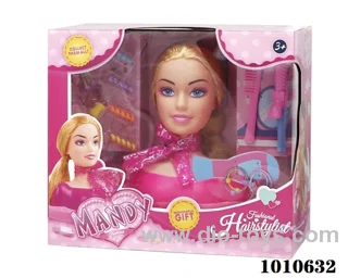 doll set with chassis in window box