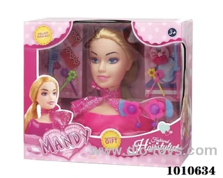 doll set with chassis in window box
