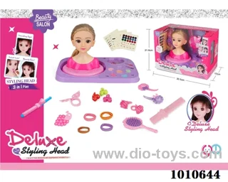 Half doll dressing set in window box