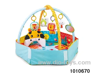 Three dimensional hexagonal lion pad in color box
