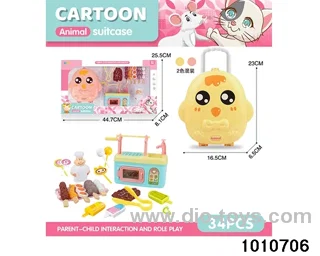 Chicken storage box toy in window box