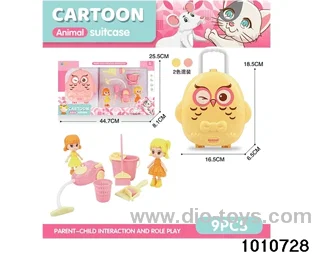 Owl storage box toy in window box