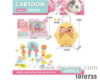 Owl storage box toy in window box