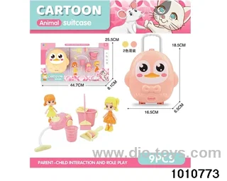 Penguin storage box toy in window box