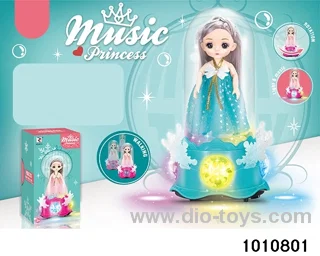 B/O Snowflake 6-inch Crystal Princess W L/M in color box