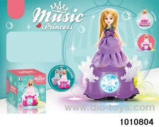 B/O Snow Princess W L/M in color box