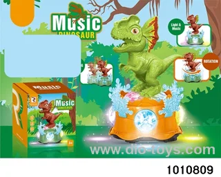 B/O Snowflake Dinosaur W L/M in color box