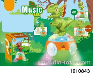 Light Stage Ball with Dinosaur in color box
