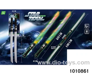 Double flash laser knife in Tied On Card