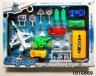 pull back plane+ejector car