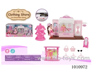 clothing store in window box