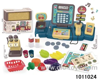 Cash register vegetable suit in window box