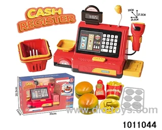 Cash register hamburger suit in window box