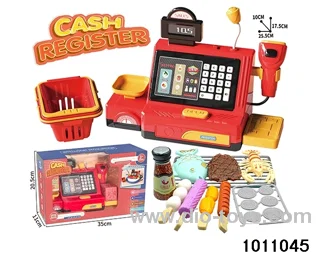 Cash register barbecue suit in window box