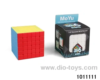 Rubik's cube in color box