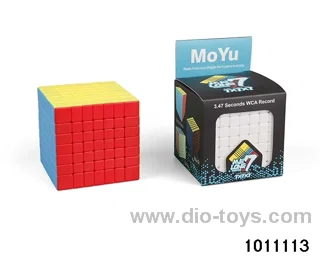 Rubik's cube in color box