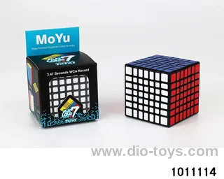 Rubik's cube in color box