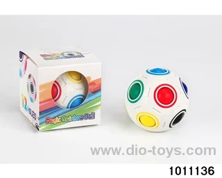 Rubik's cube in color box