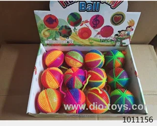 Flash ball with whistle/12pcs