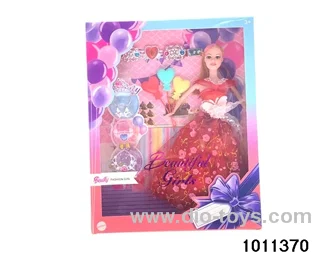 11 inch Barbie in window box
