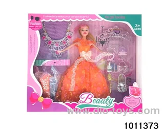 11 inch Barbie in window box