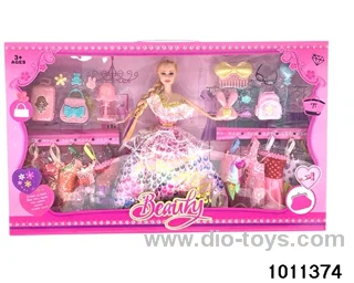 11 inch Barbie in window box