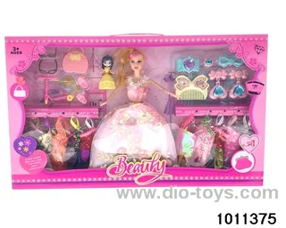 11 inch Barbie in window box