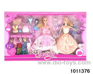 11 inch Barbie in window box
