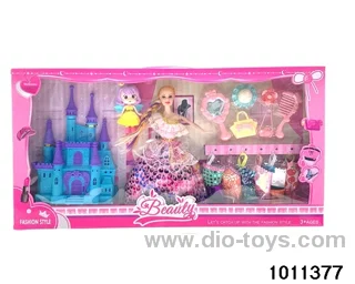 11 inch Barbie in window box