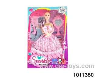 11 inch Barbie in window box