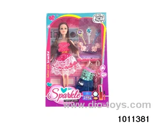 11 inch Barbie in window box