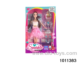 11 inch Barbie in window box