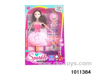11 inch Barbie in window box