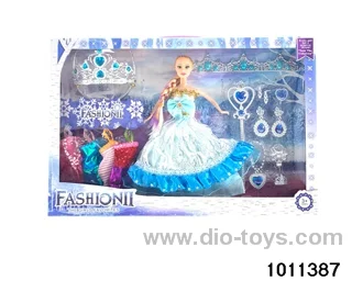 11 inch Barbie in window box