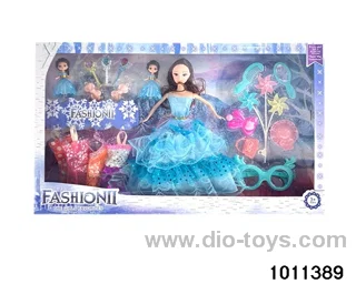 11 inch Barbie in window box