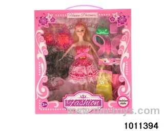 11 inch Barbie in window box