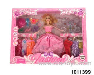 11 inch Barbie in window box