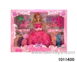 11 inch Barbie in window box