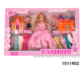 11 inch Barbie in window box