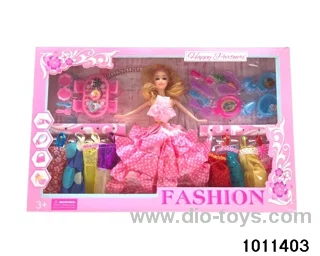 11 inch Barbie in window box