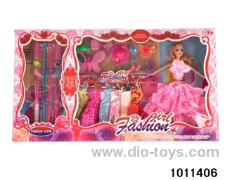 11 inch Barbie in window box